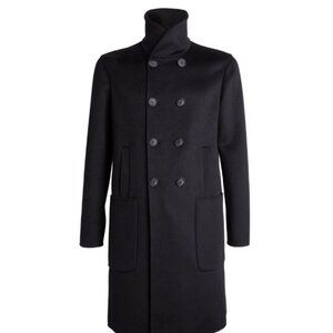 New - Giorgio Armani Coat Wool Cashmere Overcoat Topcoat - 52R